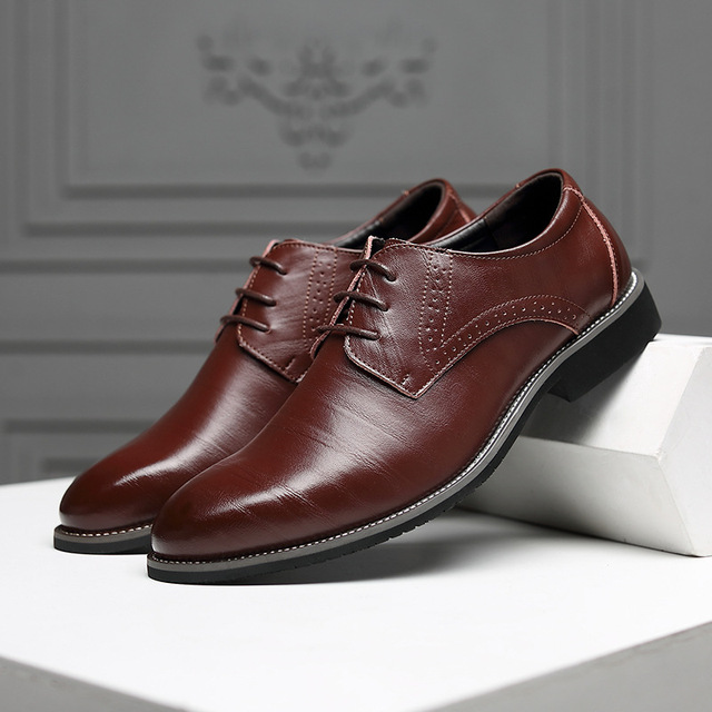 Nowe męskie buty wizytowe zamszowe - modele wiosenne i jesienne, kolor czarny - Wianko - 22