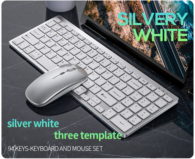 Zmyślony finalny tytuł: Przenośna bezprzewodowa klawiatura i mysz 2.4GHz z akumulatorem Bluetooth - idealne combo dla telefonu, tabletu, iPada i laptopa - Wianko - 7