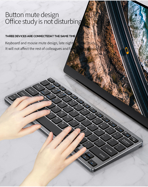 Zmyślony finalny tytuł: Przenośna bezprzewodowa klawiatura i mysz 2.4GHz z akumulatorem Bluetooth - idealne combo dla telefonu, tabletu, iPada i laptopa - Wianko - 12