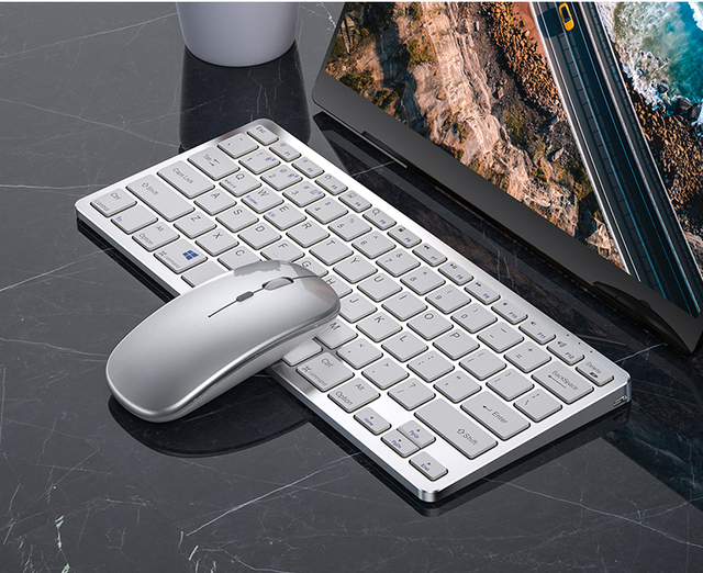 Zmyślony finalny tytuł: Przenośna bezprzewodowa klawiatura i mysz 2.4GHz z akumulatorem Bluetooth - idealne combo dla telefonu, tabletu, iPada i laptopa - Wianko - 18