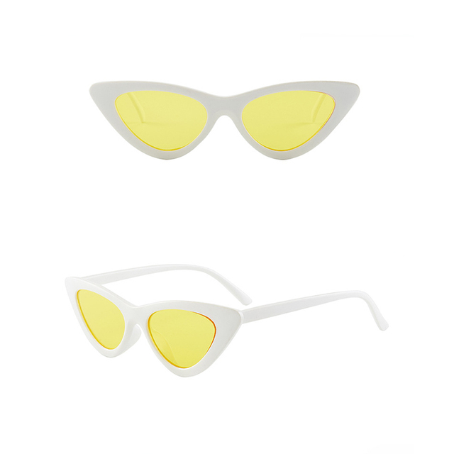 Kolorowe, polaryzacyjne okulary przeciwsłoneczne Cat Eye Vintage Designer dla kobiet i mężczyzn - Wianko - 11