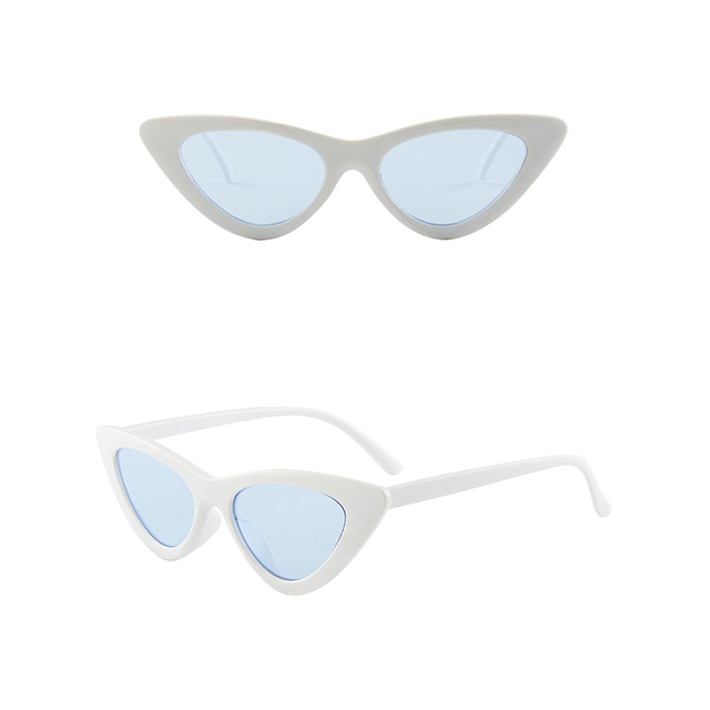 Kolorowe, polaryzacyjne okulary przeciwsłoneczne Cat Eye Vintage Designer dla kobiet i mężczyzn - Wianko - 14