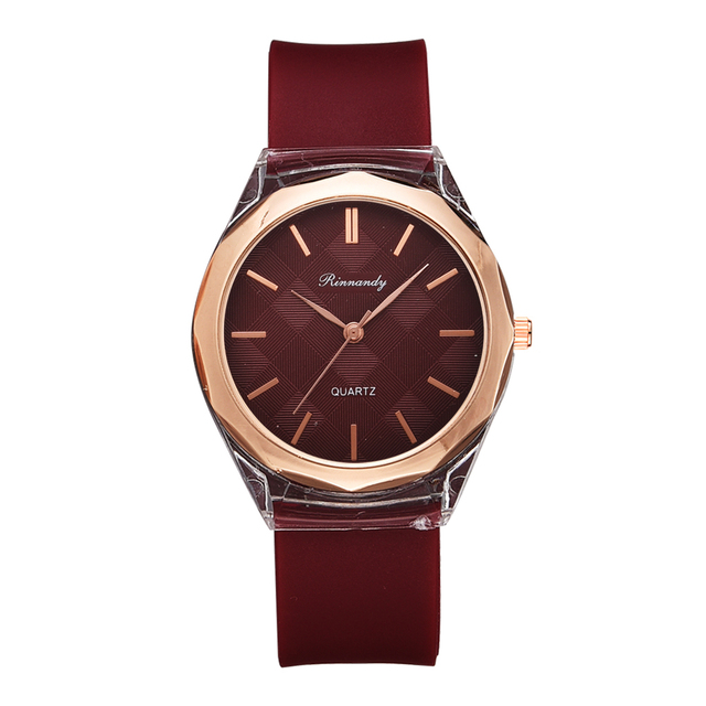 Zestaw 5 luksusowych bransoletek do zegarka dla kobiet 2021 z gumowym paskiem - Wianko - 32