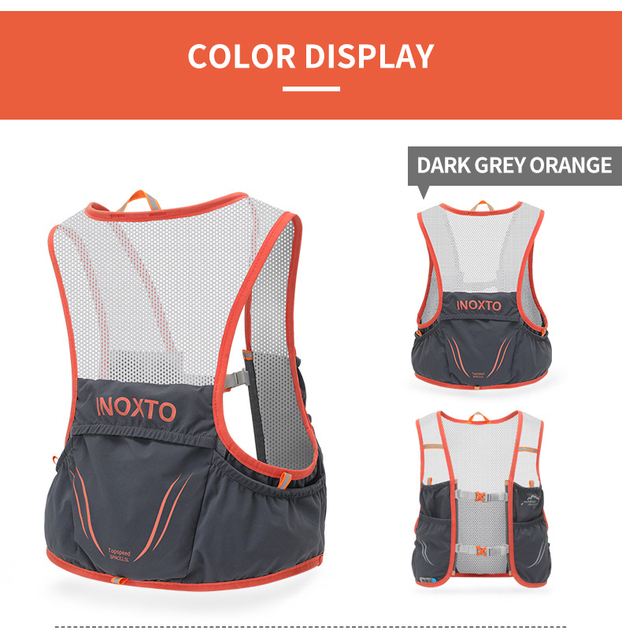 Nowy plecak do biegania INOXTO 2021 2.5L - ultralekki i przenośny, idealny na maratony, wycieczki piesze i rowerowe - Wianko - 17