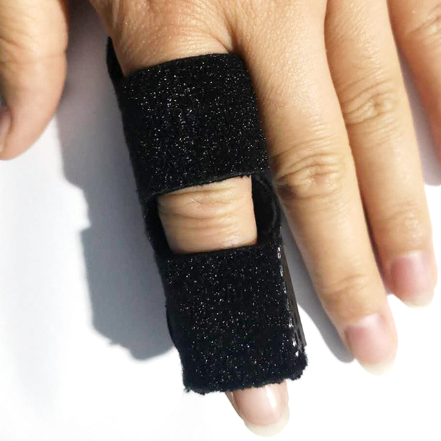 Regulowany ochraniacz palca na zapalenie stawów - ulga w bólu - Finger Splint Brace / Elastoplast - Wianko - 12