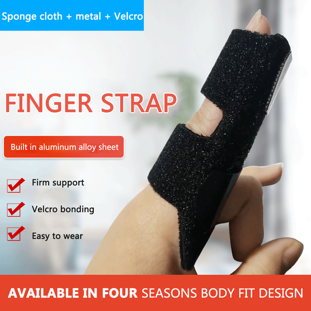 Regulowany ochraniacz palca na zapalenie stawów - ulga w bólu - Finger Splint Brace / Elastoplast - Wianko - 7