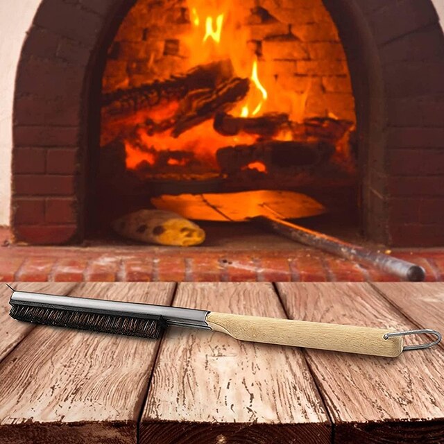 Drewniana szczotka do pizzy z długim uchwytem - Wianko - 2