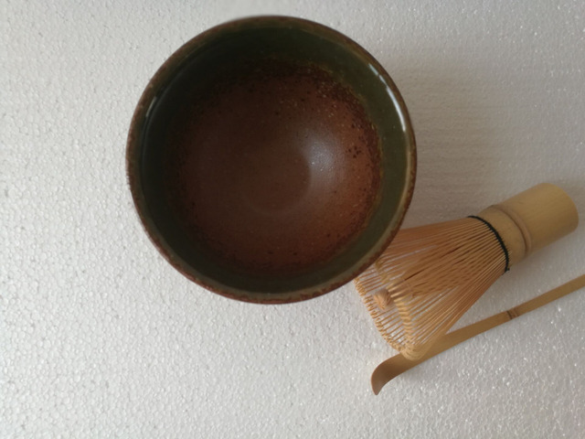 Zestaw do ceremonii herbaty Matcha - miska z miarką i trzepaczką - Wianko - 3