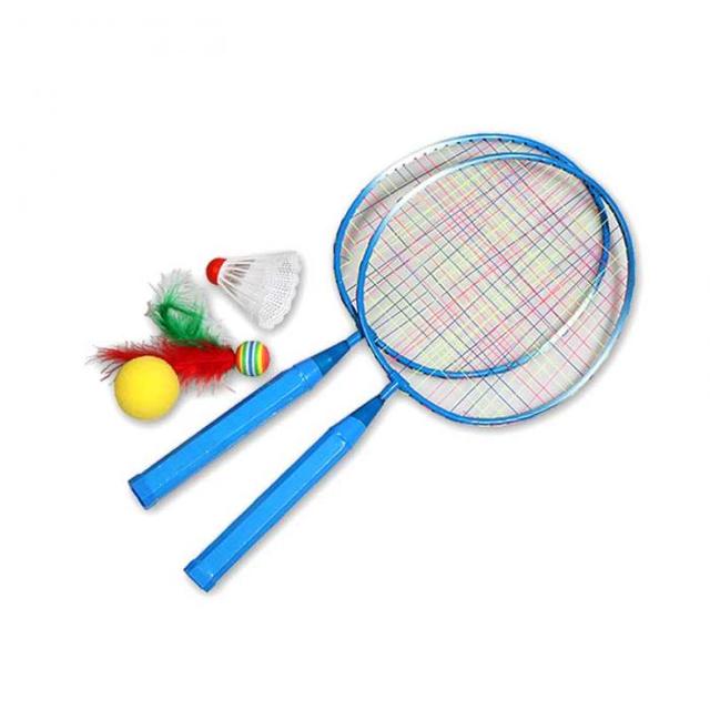 Młodzieżowe rakiety do badmintona dla dzieci zestaw z trzema piłkami - Wianko - 4