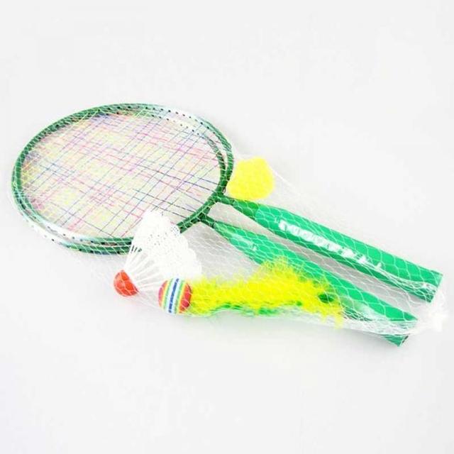 Młodzieżowe rakiety do badmintona dla dzieci zestaw z trzema piłkami - Wianko - 7