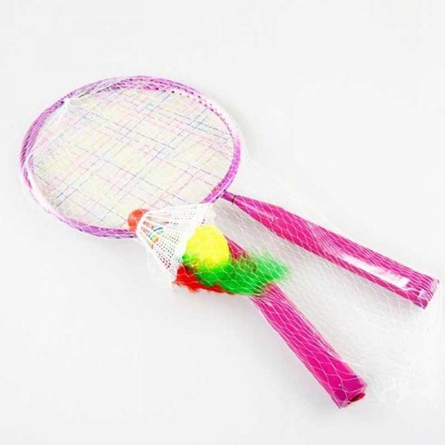 Młodzieżowe rakiety do badmintona dla dzieci zestaw z trzema piłkami - Wianko - 6