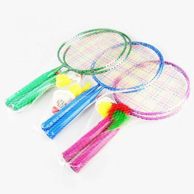 Młodzieżowe rakiety do badmintona dla dzieci zestaw z trzema piłkami - Wianko - 2