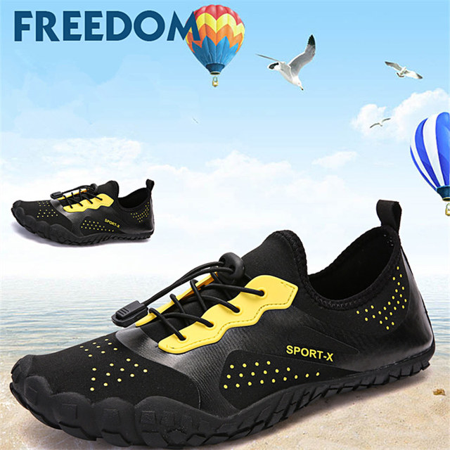 Unisex buty do wody elastyczne i antypoślizgowe, lekkie trampki przeznaczone dla kobiet i mężczyzn do surfingu, plażowania i innych aktywności outdoor - Wianko - 12