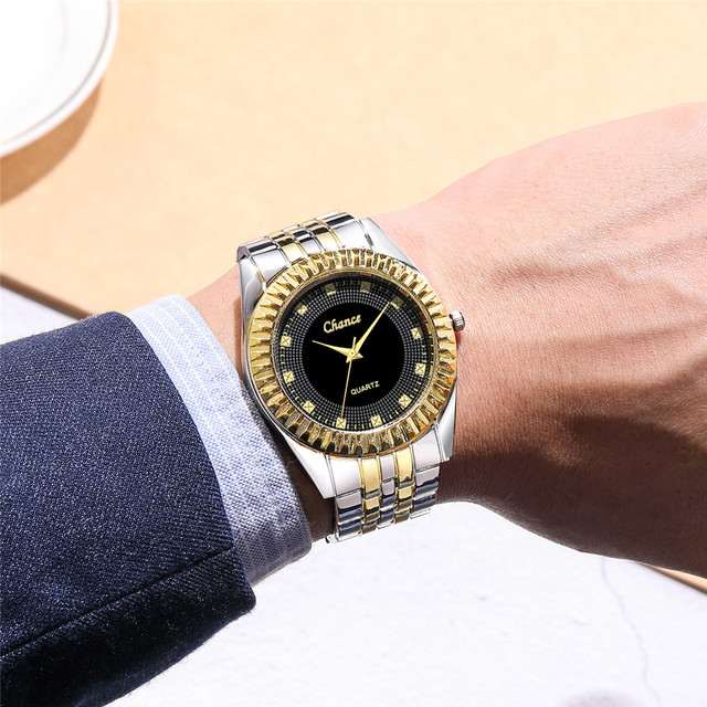 Nowoczesny męski zegarek kwarcowy z wysokiej jakości stali nierdzewnej - Montre Homme 2021 - Wianko - 5