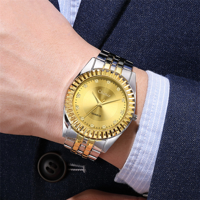 Nowoczesny męski zegarek kwarcowy z wysokiej jakości stali nierdzewnej - Montre Homme 2021 - Wianko - 7