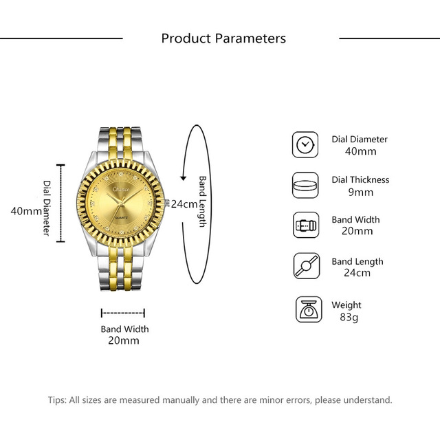 Nowoczesny męski zegarek kwarcowy z wysokiej jakości stali nierdzewnej - Montre Homme 2021 - Wianko - 4
