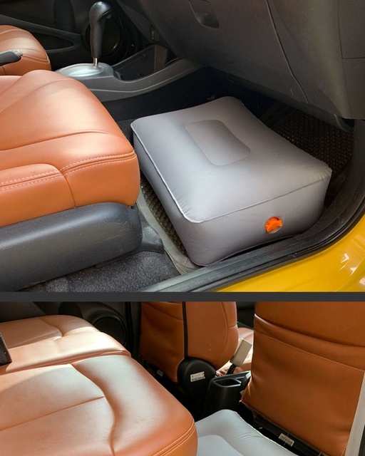 Materac nadmuchiwany do tylnej części SUV z wypełnieniem, posiadający uniwersalne tylne siedzenie, można używać jako łóżko samochodowe Gap Pad, idealny do podróży i kempingu - Wianko - 9