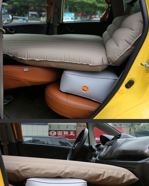 Materac nadmuchiwany do tylnej części SUV z wypełnieniem, posiadający uniwersalne tylne siedzenie, można używać jako łóżko samochodowe Gap Pad, idealny do podróży i kempingu - Wianko - 15