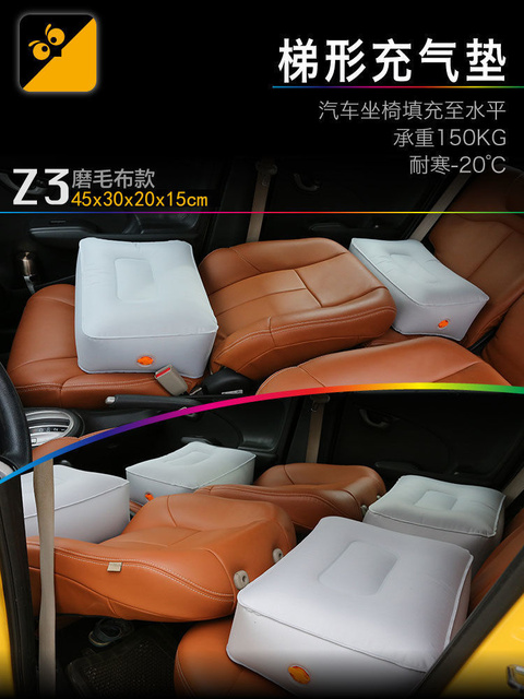Materac nadmuchiwany do tylnej części SUV z wypełnieniem, posiadający uniwersalne tylne siedzenie, można używać jako łóżko samochodowe Gap Pad, idealny do podróży i kempingu - Wianko - 5