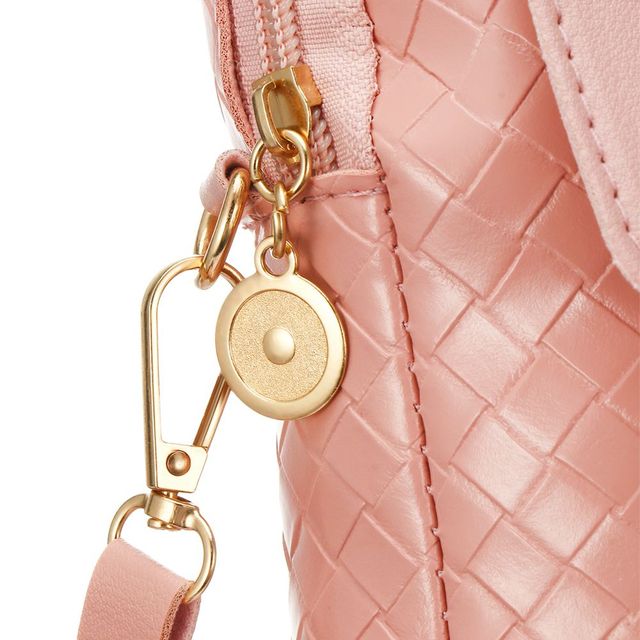 Nowa torba na ramię Mini Cross-body na telefon komórkowy z tkanym wzorem Pearl Tassel - stylowa i elegancka torba przekątna dla kobiet i dziewczyn w 2021 - Wianko - 8