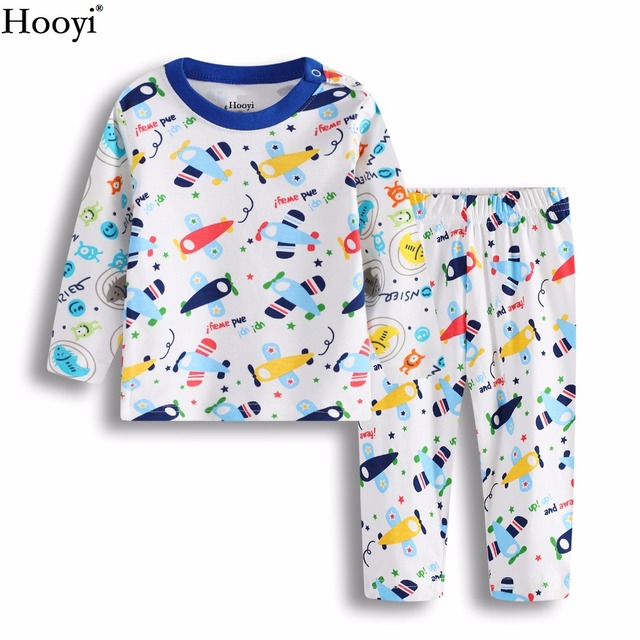 Zestaw piżam dla dzieci Hooyi - pojazdy do koparki, nocna bielizna, 100% bawełna, noworodek/piżama długa T-Shirt i spodnie miękkie - Wianko - 38