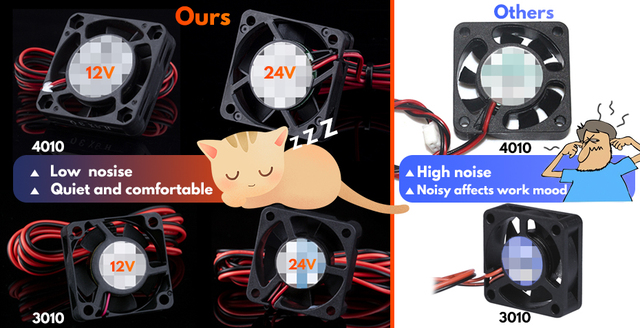 Trianglelab V6 Hotend 12V/24V do zdalnego drukowania - zamocowany na uchwycie dla wentylatora chłodzącego i kompatybilny z j-headem dla PT100 - Wianko - 101