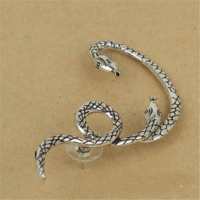 Męskie i damskie kolczyki z wężem  w nowoczesnym stylu hip hop, kręte kolczyki z dark series jewelry - Wianko - 22