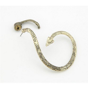 Męskie i damskie kolczyki z wężem  w nowoczesnym stylu hip hop, kręte kolczyki z dark series jewelry - Wianko - 34