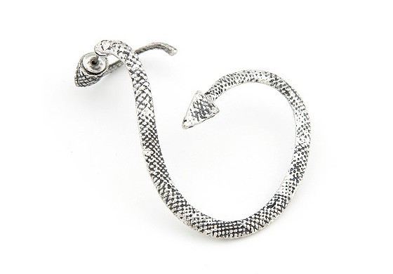 Męskie i damskie kolczyki z wężem  w nowoczesnym stylu hip hop, kręte kolczyki z dark series jewelry - Wianko - 43