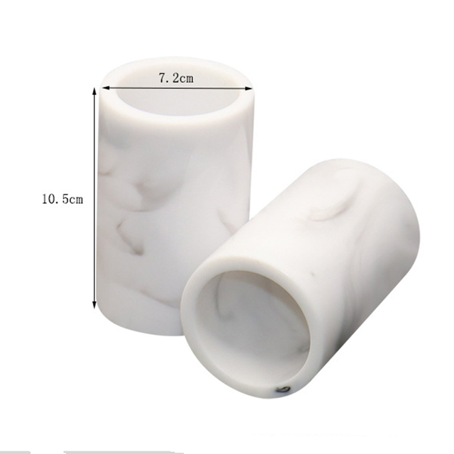 Zestaw kubków do łazienki Nordic z imitacją marmuru - wyjątkowy design dla par - Wianko - 11