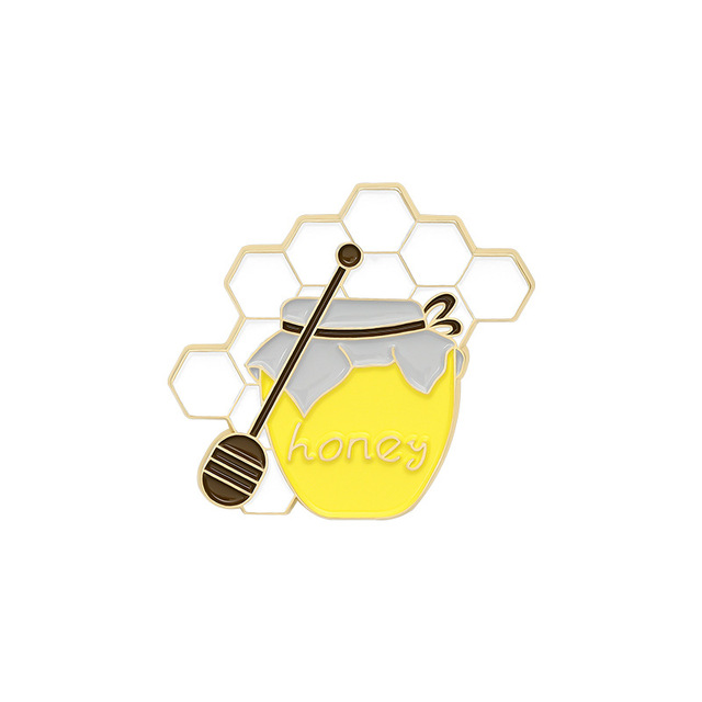 Broszka pszczoła z żółtym kreskówkowym motywem i emalią, idealna jako ozdoba na plecak lub biżuteria (HS_117) - Wianko - 5