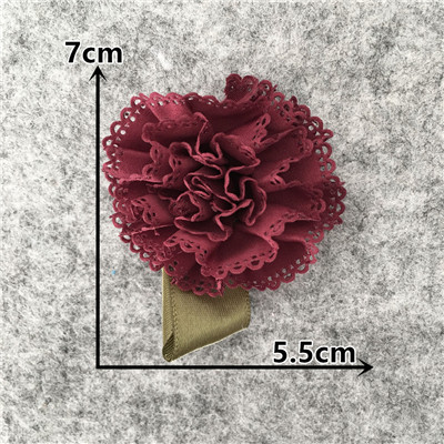 Tkanina matowa 3D z kwiatowymi kokardami - dekoracja domowa, idealna do rękodzieła i prezentów - Wianko - 12