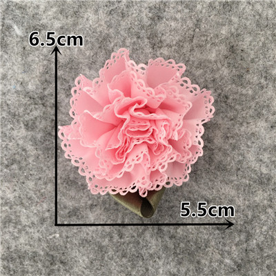 Tkanina matowa 3D z kwiatowymi kokardami - dekoracja domowa, idealna do rękodzieła i prezentów - Wianko - 10