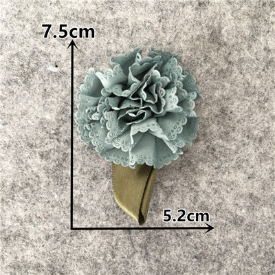 Tkanina matowa 3D z kwiatowymi kokardami - dekoracja domowa, idealna do rękodzieła i prezentów - Wianko - 5