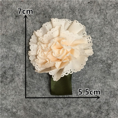 Tkanina matowa 3D z kwiatowymi kokardami - dekoracja domowa, idealna do rękodzieła i prezentów - Wianko - 14