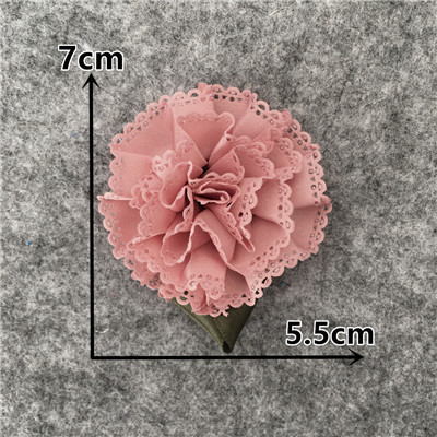 Tkanina matowa 3D z kwiatowymi kokardami - dekoracja domowa, idealna do rękodzieła i prezentów - Wianko - 9