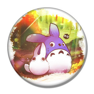 Broszka Totoro Tonari no Totoro - urocze i przydatne odznaka dla fanów, 58MM, okrągła ikona - Wianko - 14