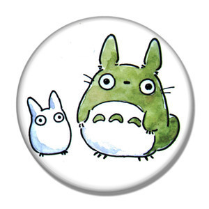 Broszka Totoro Tonari no Totoro - urocze i przydatne odznaka dla fanów, 58MM, okrągła ikona - Wianko - 15