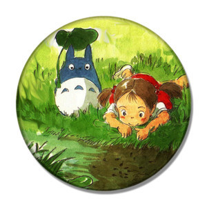 Broszka Totoro Tonari no Totoro - urocze i przydatne odznaka dla fanów, 58MM, okrągła ikona - Wianko - 13