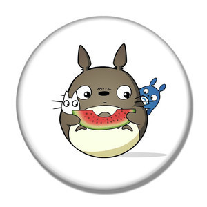 Broszka Totoro Tonari no Totoro - urocze i przydatne odznaka dla fanów, 58MM, okrągła ikona - Wianko - 8