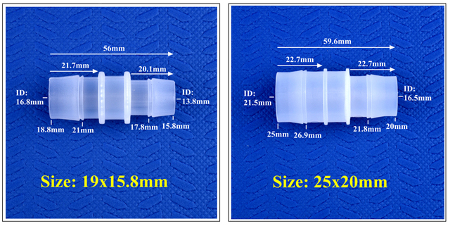 Złącze PP Pagoda do redukcji bezpośredniej 2.4-7.9mm do 1.6-6.4mm dla akwarium i nawadniania - Wianko - 6