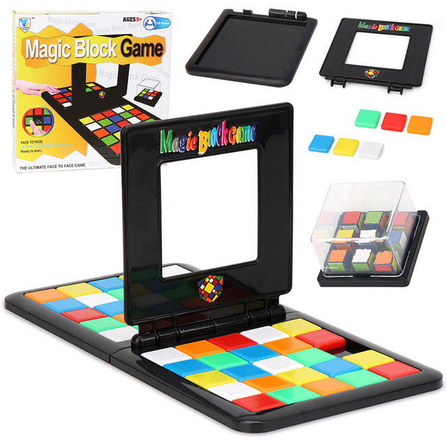Gra puzzle bitwa na kolorowym placu dla rodziców i dzieci - zabawka edukacyjna dla chłopców i dziewczynek - Wianko - 2