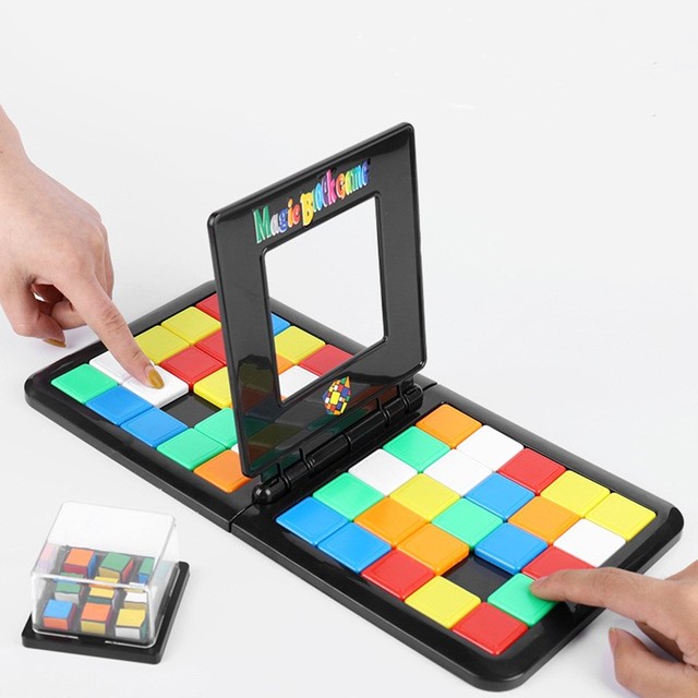 Gra puzzle bitwa na kolorowym placu dla rodziców i dzieci - zabawka edukacyjna dla chłopców i dziewczynek - Wianko - 3