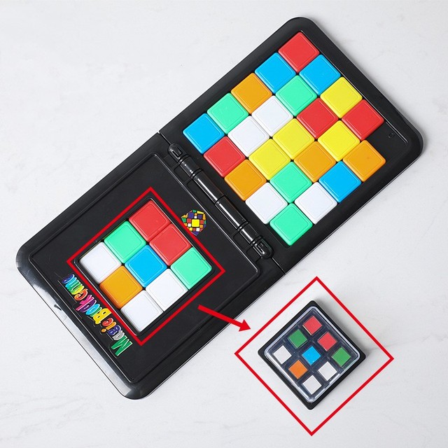 Gra puzzle bitwa na kolorowym placu dla rodziców i dzieci - zabawka edukacyjna dla chłopców i dziewczynek - Wianko - 9