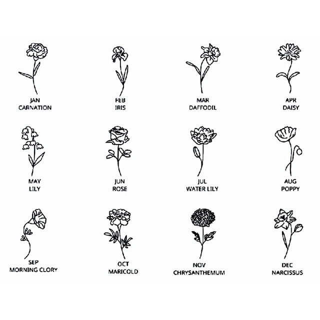 Naszyjnik Letdiffery z 12 niestandardowymi stylami kwiatów dla kobiet i dziewcząt - unikalne prezenty - Wianko - 7