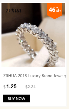 Obrączka ZRHUA w kształcie serca, wykonana z wysokiej jakości złota/srebra, 2018 nowa moda dla kobiet - Wianko - 14