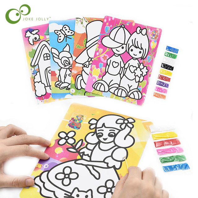 Magiczne Art Scratch Pad - 10/15 sztuk, torba, edukacyjna zabawka do rysowania dla małych artystów - Wianko - 10