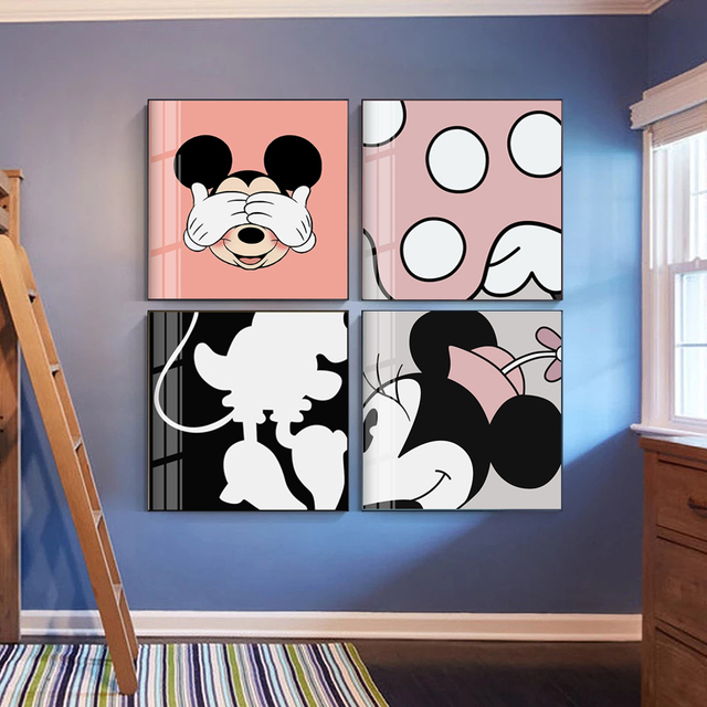 Plakat na płótnie Mickey Mouse Disney - dekoracja do pokoju dziecięcego - Wianko - 4