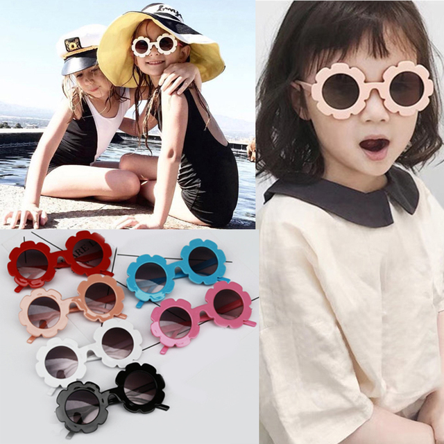 Okulary ochronne dla dzieci 2020 - kwiatowe, urocze odcienie dla chłopców i dziewczynek - Wianko - 4