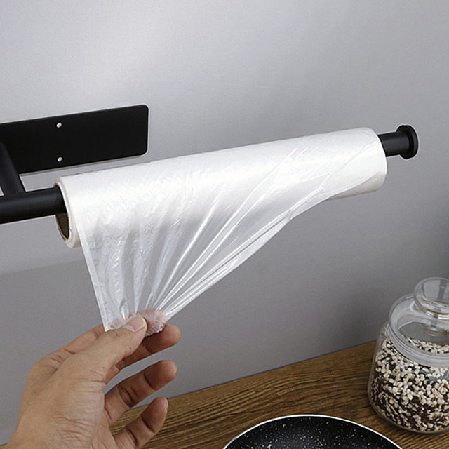 Duży samoprzylepny uchwyt ścienny na papier toaletowy z stali nierdzewnej - 30cm - Wianko - 9